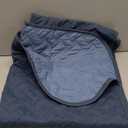 hyha Waterproof Dog Blanket, Soft Pet Bed Blankets, Waterproof Sofa Couch Cover for Dogs Washable, Reversible Pet Couch Covers for Sofa Furniture (30x70 Inch, Navy Blue/Blue)