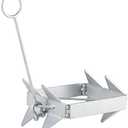 DorBuphan Boat Anchor 13LBS/19LBS/25LBS, Hot-Dipped Galvanized Folding Anchor, Boat Slide Cube Anchor (Box Style) Suitable for Different Size Boats