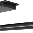 Paper Towel Holder Under Cabinet Wall Mount Black Self Adhesive or Drilled with Gold Nut for Kitchen Bathroom RV Garage