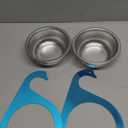 2pcs Stainless Steel Sink Drain Basket Swan Strainer for Kitchen Multifunctional Side Drainer for Fruits Vegetables Easy to Install Space Saving Design