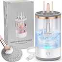 mulijuan Portable Electric Makeup Brush Cleaner - Easy to Use & Compact Design, Quick Clean & Bacteria-Free Results