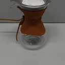 Pour Over Coffee Maker with Double-Layer Stainless Steel Filter - 27 oz Pour Over Coffee Dripper with Leather Collar, Heat Resistant 5 Cups Glass Coffee Carafe with Cork Lid for Hand Brewing Lovers