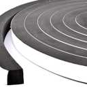 Sponge Neoprene Stripping W/Adhesive 3/4in Wide X 3/4in Thick X 15ft Long