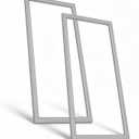 2 Pack 241778315 241778307 Refrigerator Door Gasket, Unit for Frigidaire, Electrolux, Kenmore, Crosley Refrigerator Door Seal, Fits for AP4587413 1793667 4994874 241778301 241778303 etc