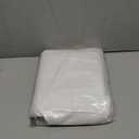 No Hook Extra Long Shower Curtain Set with Snap-in Liner,Linen Textured Thick Striped Fabric with Tassels,Boho Chic Modern Farmhouse Bathroom Curtain,Water-Repellent,White,71x86