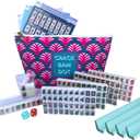 Mini American Mahjong Set for Travel and Fun | Small Size (0.8"x0.5"x0.4") | Gift or On-The-Go Game. (Special Edition)