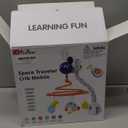 Baby Crib Mobile with Music and Lights, Space Baby Mobile for Crib with Remote Control, Spaceman Nursery Decor Hanging Plush Crib Toys for Newborn Boys and Girls Infant Babies 0-6-12 Months