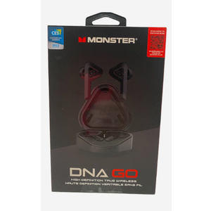 Monster, Wireless Bluetooth High Definition Earbuds- Black 