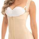 M&D Fajas Colombianas Postsurgery Original Shapewear for Women (Color: F0269 Beige, Medium)