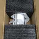 Meichu 2.5oz Porcelain Stackable Espresso Cups with Saucers and Metal Stand Set of 4, Stackable Espresso Cups Set of 4, White Espresso Shots Cup Set for Cappuccino, Coffee Drinks, Latte, Tea