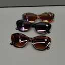 LADEESSE 3 Pack Bifocal Reading Sunglasses for Women Fashion Cateye Sun Readers Outdoor Reading Glasses UV400 +1.25 Protection