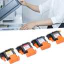 4 Pcs Printer Printhead, Magenta Black Cyan Yellow Print Replacement for Designjet 100 110 111 500 510 800 813 850