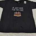 Gildan I'm Just Here For The Cake Funny Here For The Cake T-Shirt Kids 6