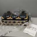 Amazon Basics Stainless Steel 3 x 2.5 Quarts Triple Slow Cooker, Brushed Stainless Steel