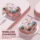 Inesore Pink for AirPods Pro 3 Case 2025 with Lock, for Women Girly Floral Cute Case Compatible with Apple Airpods Pro 3rd Generation Cover, with Phone Stand,Keychain & Cleaner Kit -Pink Flower