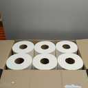 AmazonCommercial 2-Ply Soft, Absorbent Centerpull Paper Towels Compatible with Universal Dispensers, FSC Certified, 7.6 x 9 in, 6 Rolls, 600 Towels per Roll