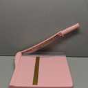 Paper Cutter, Paper Trimmer with Safety Guard, 12" Cut Length Paper Slicer with 16 Sheet Capacity Paper Cutting Board,Guillotine Paper Cutters and Trimmers for Cardstock Cardboard Vinyl (Pink)