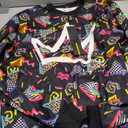 SCREENSHOT BGroup Soft Fleece Modern Crew Neck Sweatshirt B11963-Black/Pop- Medium