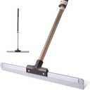 Eyliden 17" Rubber Floor Squeegee, Quick Water & Foam Removal Broom | Heavy-Duty, Dual-Action Push & Scrape, Squeegee for Shower Glass Concrete Garage Commercial Epoxy Floors