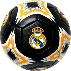 Icon Sports Real Madrid Soccer Ball, for All Ages - Size 2, 4 and 5, Licensed R. Madrid Black Ball (#2)