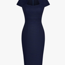 GRACE KARIN Women's Gorgeous Pencil Dress Cap Sleeve Tweed Pencil Dress for Work
