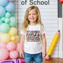 First Day of Pre-K Shirt Back to School T-Shirt Toddler Kindergarten Outfit Funny Graphic Tee Cotton, 2T-6Y