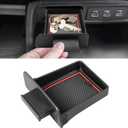 Center Console Organizer Storage Drawer Tray Compatible with for Honda Pilot 2023-2026 Passport 2026 Interior Accessories Middle Armrest Drawer Gear Shift Storage Tray Hidden Glove Box