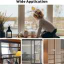 Sliding Door Lock, 4 Pack Sliding Door Child Lock Child Safety Sliding Glass Door Lock Closet Lock Window Locks for Sliding Glass Doors, Sliding Windows, Sliding Closet, Baby and Pets Security