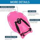 Hikeen Swim Paddle Hand for Adult and Junior, Swim Training Hand Paddles with Adjustable Straps, Swimming Hand Paddles for Training