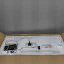 Ohniyou 60" Industrial Ceiling Fan with Lights - Remote & APP Control, Dimmable, DC Motor, Indoor Outdoor Fan for Patio Living Room, White