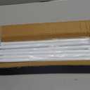 Alskarhem White Curtain Rods for Windows 30 to 116 Inch,5/8 Inch Small Curtain Rod Set With Brackets