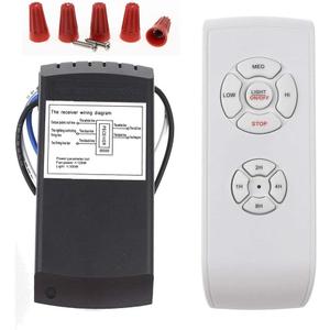 LPHUMEX Universal Ceiling Fan Remote Control Kit, 3-in-1 Ceiling Fan Light Timing & Speed Remote, for Hunter/Harbor Breeze/Westinghouse/Honeywell/Other Ceiling Fan lamp