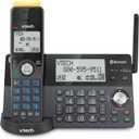 VTech IS8128-11 Super Long Range DECT 6.0 Cordless Phone for Home with Answering Machine, 2300 ft Range, Call Blocking, Bluetooth Connect to Cell, Intercom (Graphite)