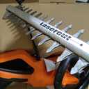 GARCARE 2 in 1 Electric Pole Hedge Trimmer 18 inch Dual-Action Laser Cut
