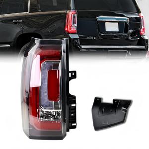 Left Driver Side LED Tail Light Assembly for 2015 2016 2017 2018 2019 2020 GMC Yukon/Yukon XL Denali SLE SLT | Replaces GM2800268 84536242 23380459 | Rear Brake Turn Signal Reverse Lamp