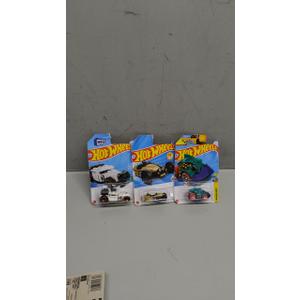 Pack Of 3 Hot Wheels Cars (Piranha Terror, Brick and Motor, Morgan Super 3)