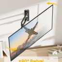 MonTEK Full Motion TV Wall Mount Bracket for Most 13-43 Inch LED LCD Flat Screen TVs & Monitors, Swivel Tilt Extension Rotation with Articulating Arms, TV Mount Max VESA 200x200mm, up to 44lbs