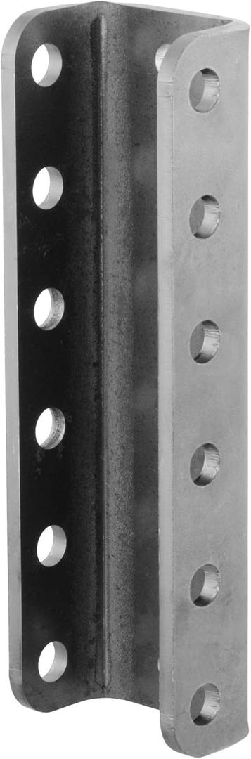 CURT 48650 Adjustable Lunette Ring or Coupler Channel 3-Inch ID x 11-3/4-Inch, 2-In Bolt Pattern