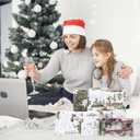 2 x Vnaaem Forest Wrapping Paper 4 Watercolor Holiday Style Gift Wrap Paper Bulk Christmas Tree for Christmas Winter Wedding Baby Shower - 20 X 28 Inches 8 Folded Sheet