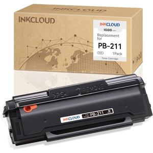 INKCLOUD PB-211 PB-211 EV Black Toner Cartridge Compatible with Pantum P2200, P2500W, P2502W, M6500NW, M6550NW, M6552NW, M6600NW, M6602NW Series Printers, Yeilds up to 1600 Pages,1Pack