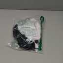 Geyoga 2 Pairs Compression Full Length Leg Sleeve Arm Sleeve for Men Women, Football (Black, White, Small)