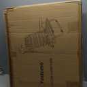 Beach Chairs for Adults Heavy Duty, Compact Portable Lay Flat Folding Chair with Backpack Straps and Large Cooler Pouch, Support to 350LBS (Stripes_Blue&Cyan)