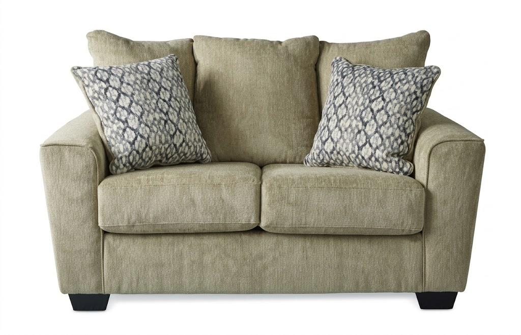 Ashley Furniture Taupe Dafne Loveseat
