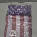 Whaline 50Pcs Patriotic Paper Placemats Retro Vintage Independence Day Disposable Place Mats 4th of July Memorial Day Rectangle American Flag Paper Table Mats for Home Kitchen Holiday Table Top Decor