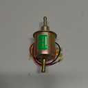 Electric Fuel Pump 12V Universal Low Pressure 12 Volt Transfer Inline Fuel Pump for Lawn Mower Carburetor Gas Diesel Engine 2.5-4psi HEP-02A