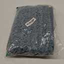 Yimobra Bathroom Rug Mat 24 x 17, Non Slip and Super Absorbent Bath Mat,Machine Washable Quick Dry,Ultra Plush Chenille Shower Rugs for Bathroom Floor Sink Tub and Shower Outside,Denim Blue