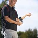 Aircast Pneumatic Armband: Tennis/Golfers Elbow Support Strap, Black (Gray)