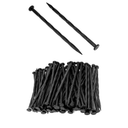 QWORK Spiral Nylon Landscape Anchoring Spikes, 100 Pack 8" Plastic Edging Nails, Lawn Edging Stakes, Garden Lawn Yard Spikes