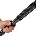 Rechargeable Self-Defense Flashlight Perfect for Pet Walking, Portable, Survival, Outdoors (Black)