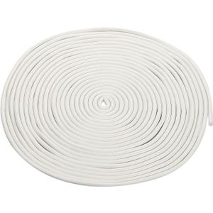 uxcell Foam Rubber Weather Seal Strip, 6.35mm(1/4") Diameter 10 Meters (32.81Ft) Long Round EPDM Rubber for DIY Gasket, Warehouse, Pads, Foam Tubing, Crafts, White